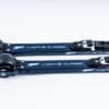 Side-by-side view of two FF V Active Classic rollerskis, showcasing their aerodynamic design, V-groove wheels, and advanced suspension system for superior stability and performance.
