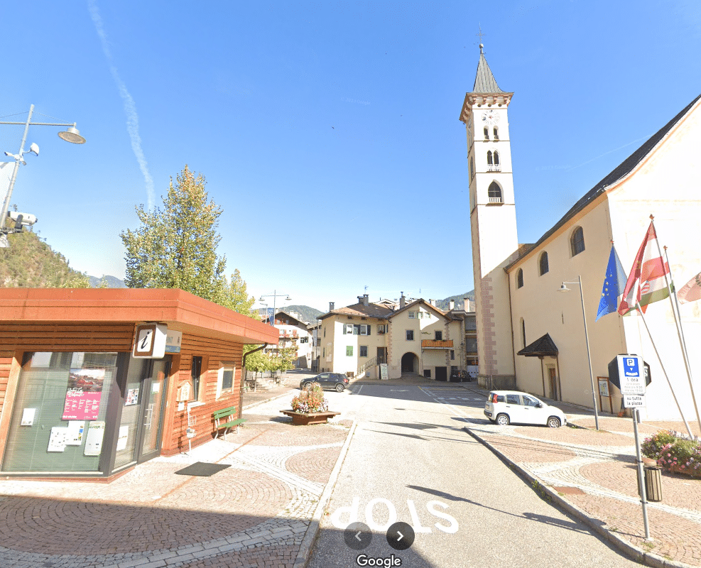The Church of Our Lady of Loreto in Val di Fiemme, a picturesque backdrop for the upcoming FIS World Cup Rollerski event.