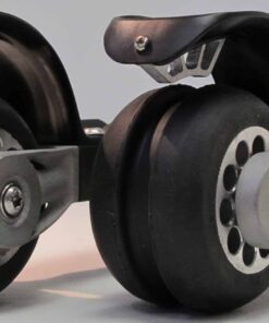 FF Skate Brake System – Full Setup FF 360 V Active Classic roller ski with V-Track wheels and 360° agility frame