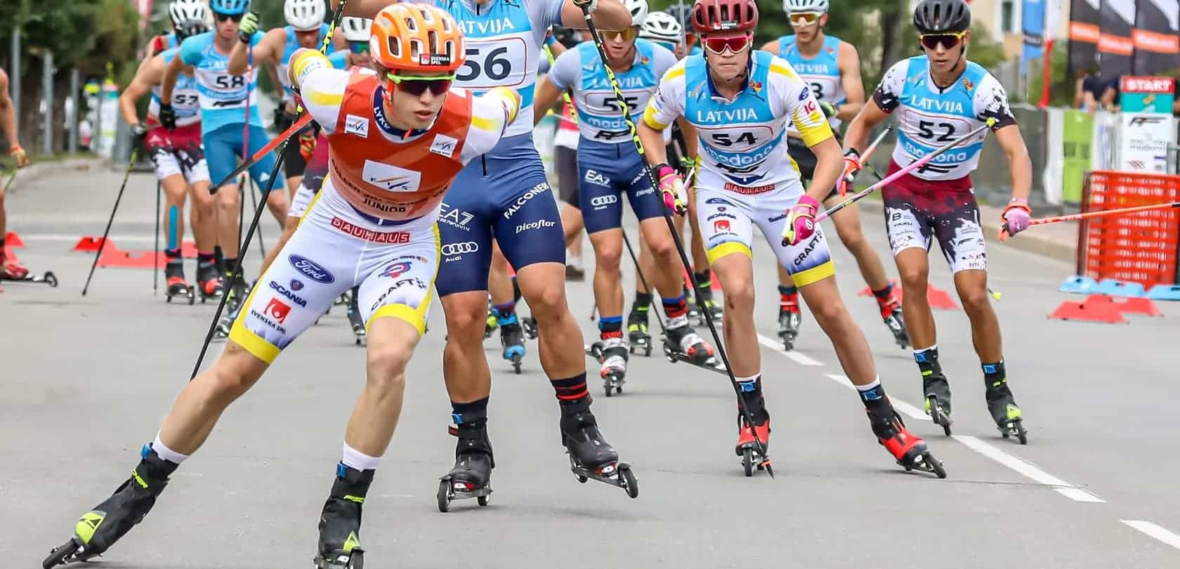 Closeup FF skate rollerskis 2020 model