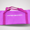 Rollerskibag in pink with FFskis.com logo – durable water-resistant rollerski bag for safe transport and storage
