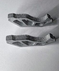 Two metallic ski brake blades displayed ffskis rollerskis Two metallic ski brake blades displayed ffskis rollerskis