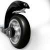 Brake on an FF skate rollerski Brake on an FF skate rollerski