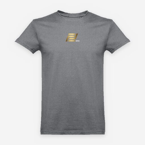 FF Skis FIS Rollerski World Cup 2026 T-shirt in grey, front FF Skis FIS Rollerski World Cup 2026 T-shirt in grey, front
