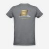 FF Skis FIS Rollerski World Cup 2026 T-shirt in grey, back FF Skis FIS Rollerski World Cup 2026 T-shirt in grey, back