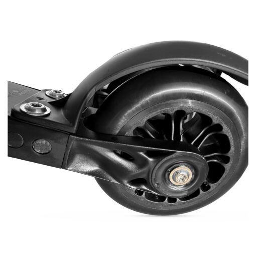 FF 360Flow Skate Long rear wheel and damping Close-up of the rear wheel, fender and 360FLOW damping on FF 360Flow Skate Long