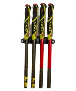 Wall-mounted ski pole holder Wall-mounted ski pole holder from FF Rollerskis