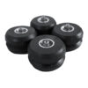 Active roller ski wheels with V-shape design, compatible with IDT, Swix, and Swenor roller skis