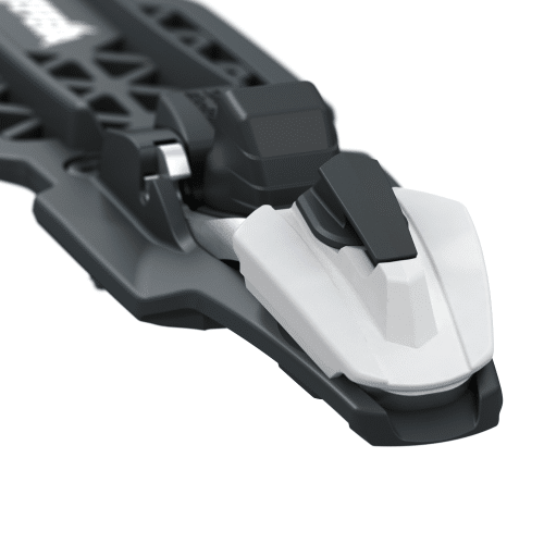 Front view of a Rottefella rollerski binding showcasing its design and features