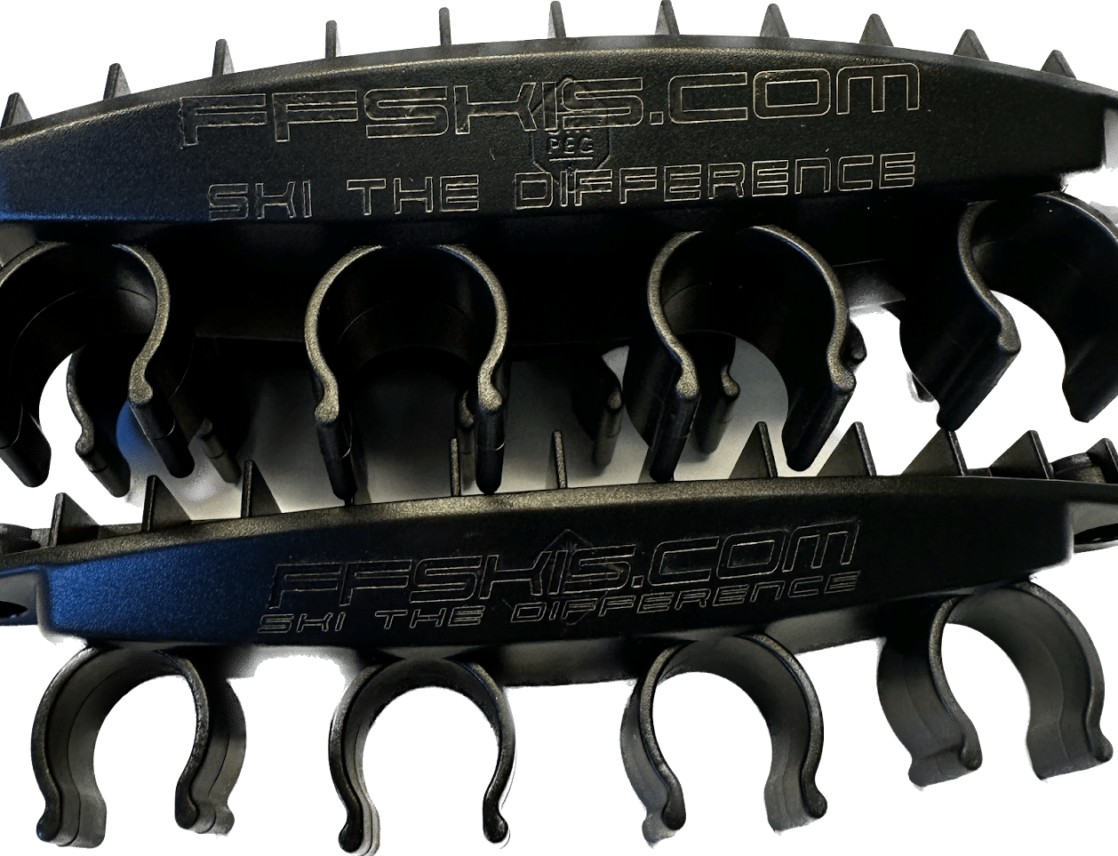 WallMounted Ski Pole Holder for up to 2 Pairs FF Rollerskis