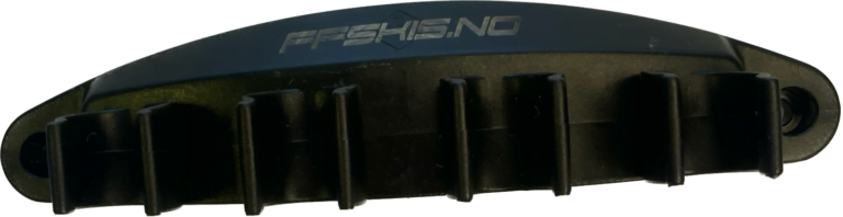 A pole holder from FF Rollerskis designed for secure and convenient storage of ski poles